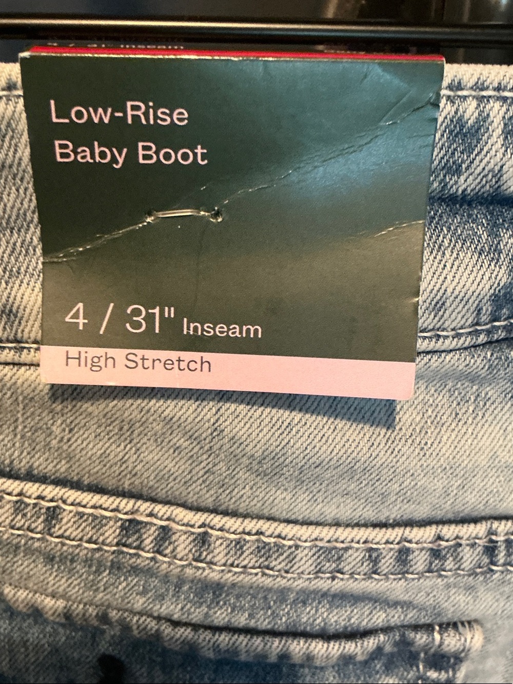 Light Blue Low Rise Bootcut Jeans - Picture 4 of 8